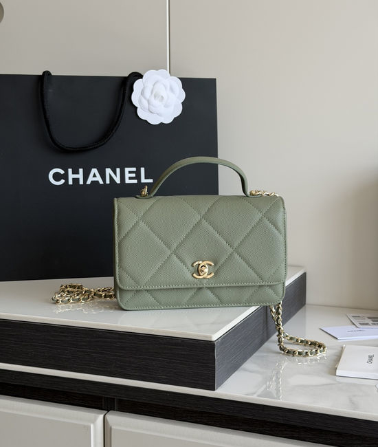 Chanel Wallet On Chain Caviar Leather Crossbody Bag AP5031