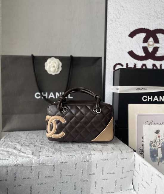 Chanel Cambon Bowling Shoulder Bag As25172