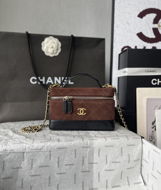 Chanel 26S Suede Lambskin Lunch Box Bag AP5286