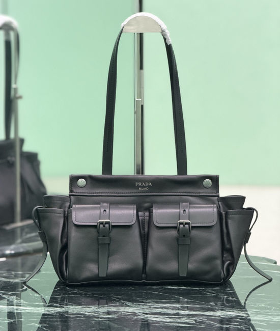 Prada Route Calfskin Tote Bag 1BG645