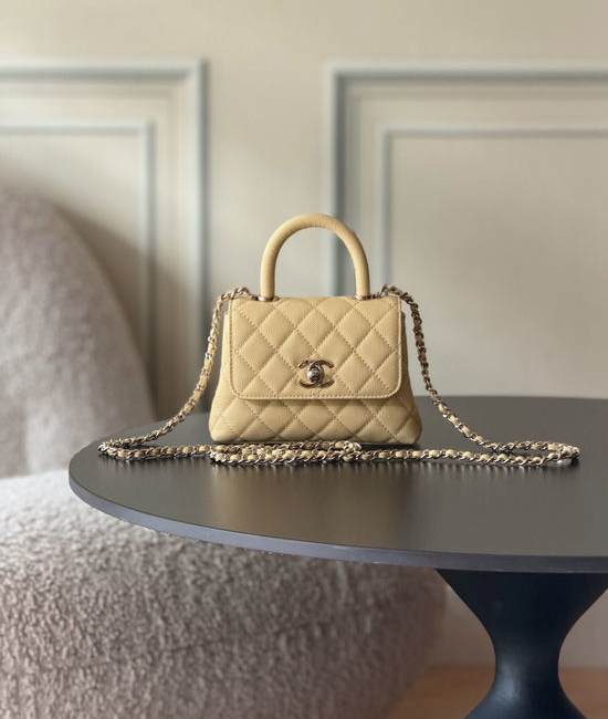 Chanel 26C Classic Handbag with Light Gold Hardware 17518