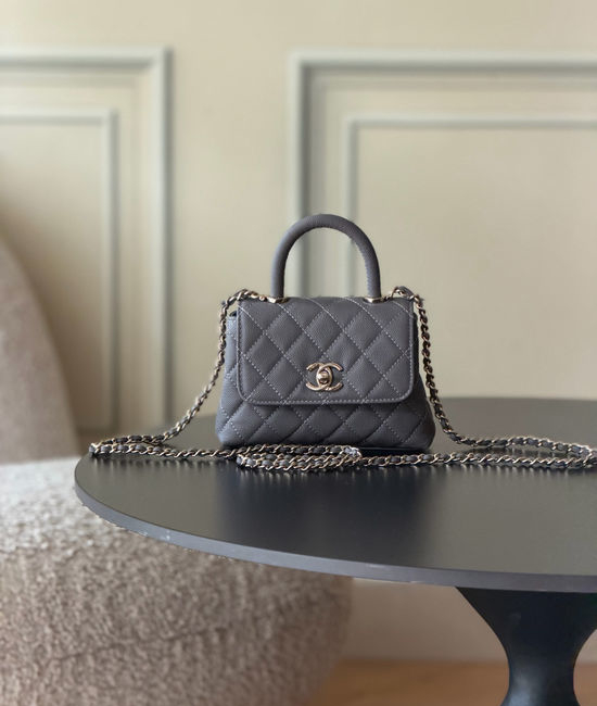 Chanel 26C Classic Handbag with Light Gold Hardware 17515