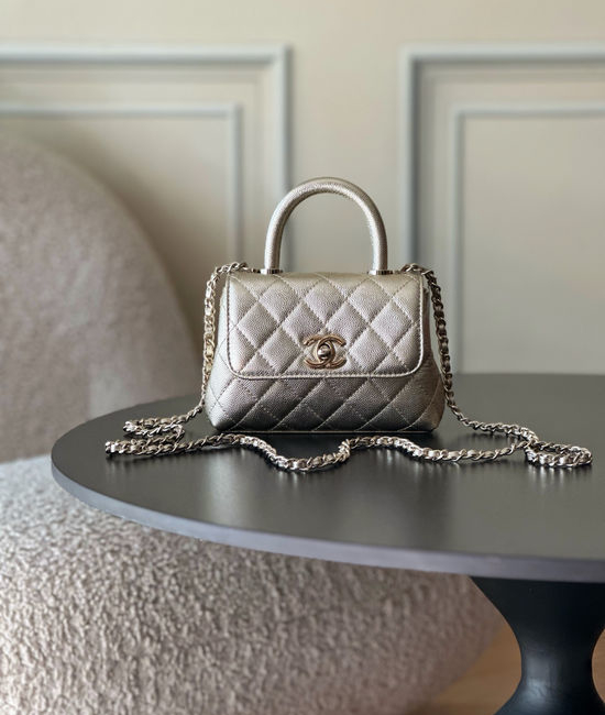 Chanel 26C Classic Handbag with Light Gold Hardware 17513