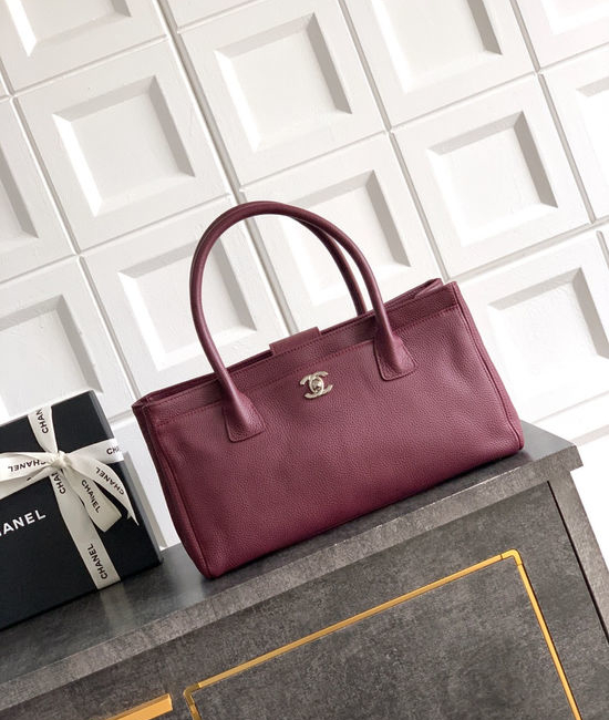 Chanel Cerf Caviar Leather Tote Bag AS6055