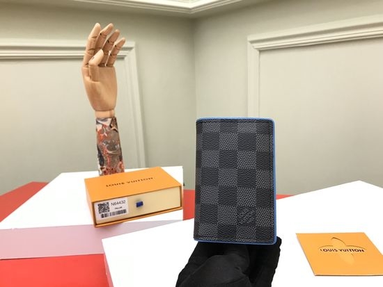 Louis Vuitton LV Damier Graphite Pocket Wallet N64432