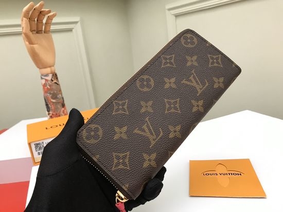Louis Vuitton LV Clemence Wallet Monogram Canvas M60742