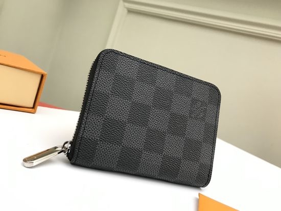 Louis Vuitton LV Zipper Coin Pocket Compact Card Holder N60067