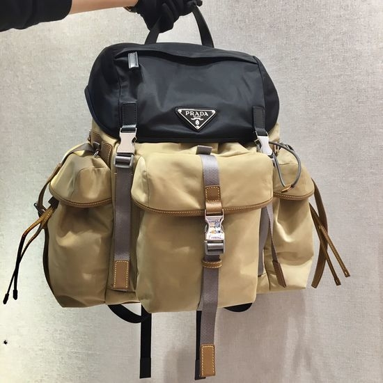 Prada Backpack Saffiano Leather Trim 2VZ074