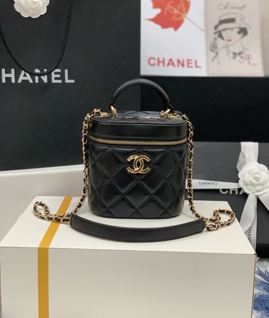 Chanel Classic Quilted Bucket Bag AS1626
