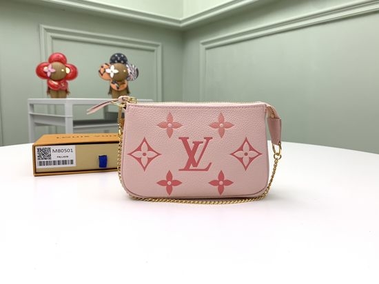 Louis Vuitton LV Mini Pochette Accessoires Embossed Leather Bag M80501