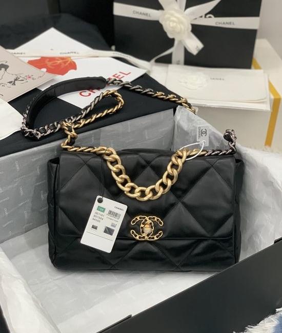 Chanel 19 Classic Lambskin Quilted Bag AS1161