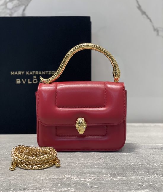 Bvlgari SERPENTI Small Leather Crossbody Bag 291071