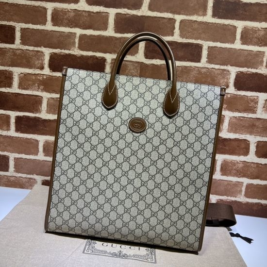 Gucci Brown Leather Tote 674155