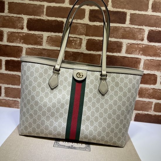 Gucci Oatmeal Leather Tote 631685