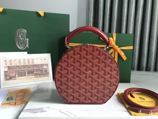 Goyard Alto Classic Hat Box Bag 8375