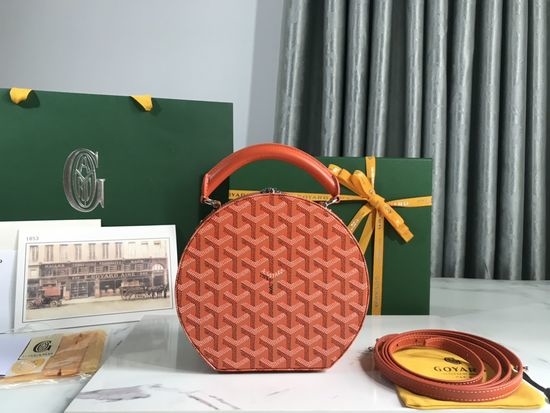 Goyard Alto Classic Hat Box Bag 8373
