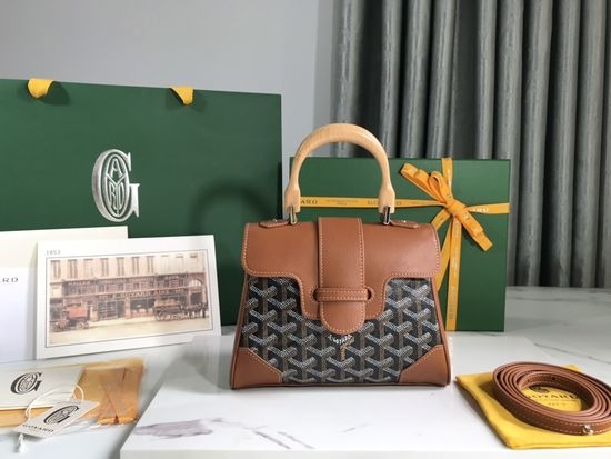 Goyard Mini Saigon Bag Lightweight Leather 020164