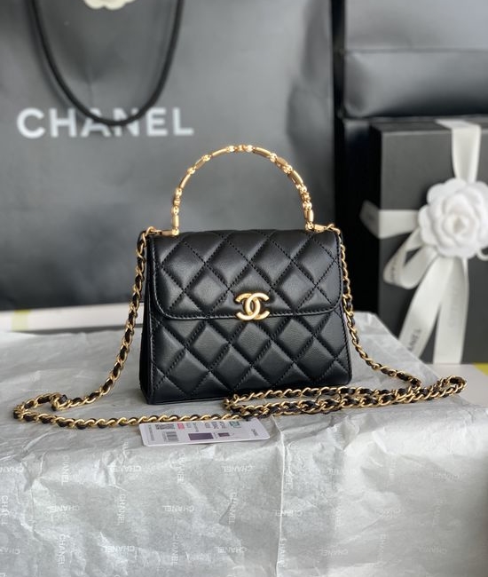 Chanel Kelly Enamel Handle Bag AP2945