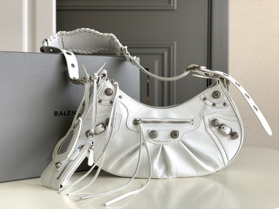 Balenciaga Le Cagole Rhinestone Hardware Hobo Bag 59006