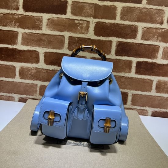 Gucci Large Handbag Light Blue 702101