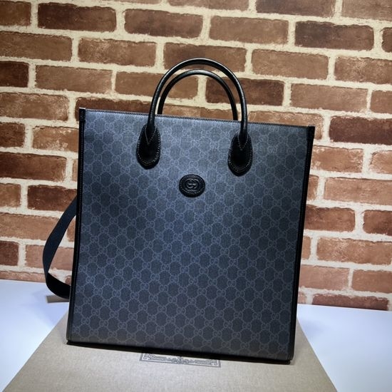 Gucci Black Leather Tote 674155
