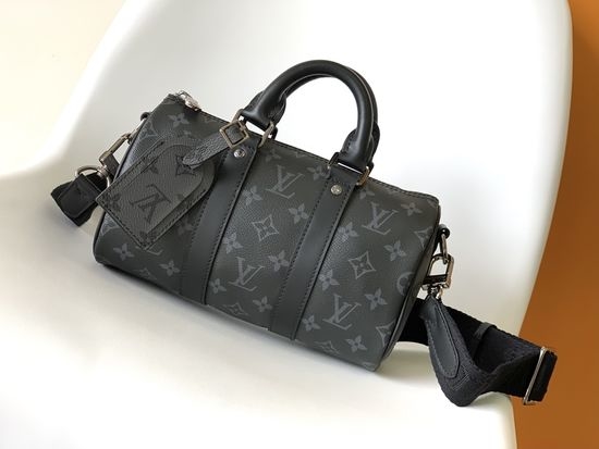 Louis Vuitton LV Keepall 25 Monogram Eclipse Handbag M46271