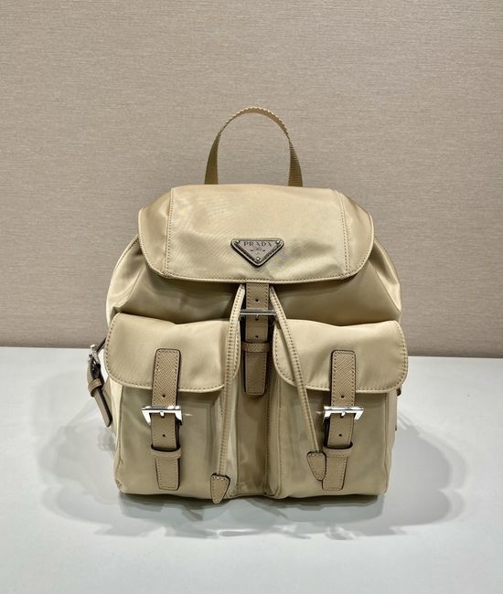 Prada Classic Backpack Nylon And Leather Bag 1BZ677