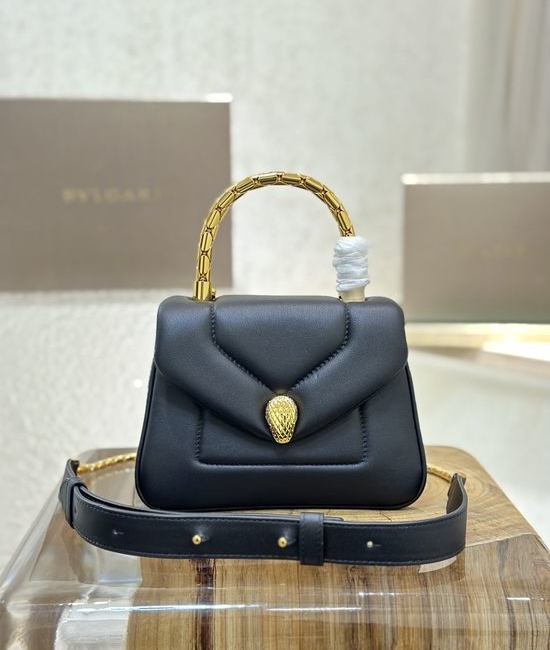 BVLGARI SERPENTI REVERSE Quilted Leather Handbag 292128