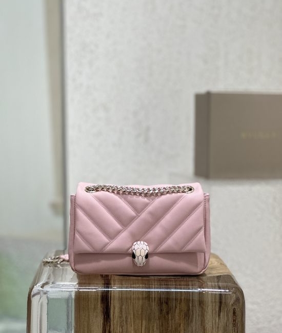 Bvlgari Geometric Leather Crossbody Bag 287993