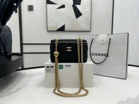 Chanel Adjustable Heart Gold Ball Shoulder Bag A68130