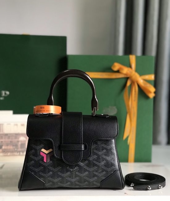 Goyard Sagon Mini Soft Bag in Jet-black 020164