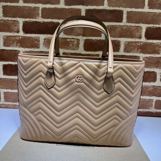 Gucci Rose Beige Handbag Chic Look 739684