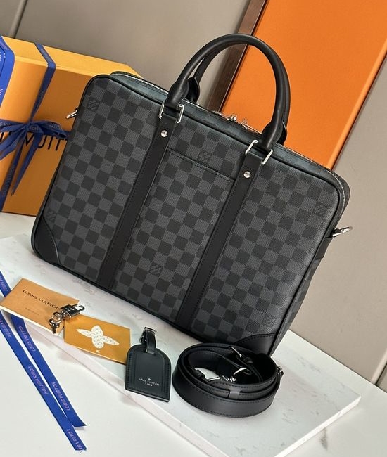 Louis Vuitton LV Voyage Damier Graphite Briefcase N40445
