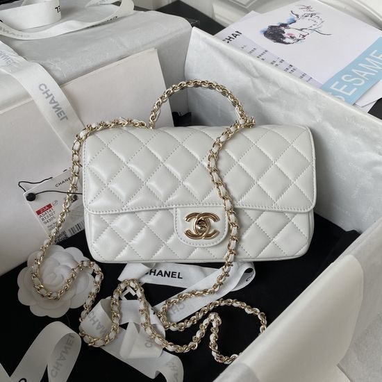 Chanel Classic Flap Diamond Handle Bag AS4141