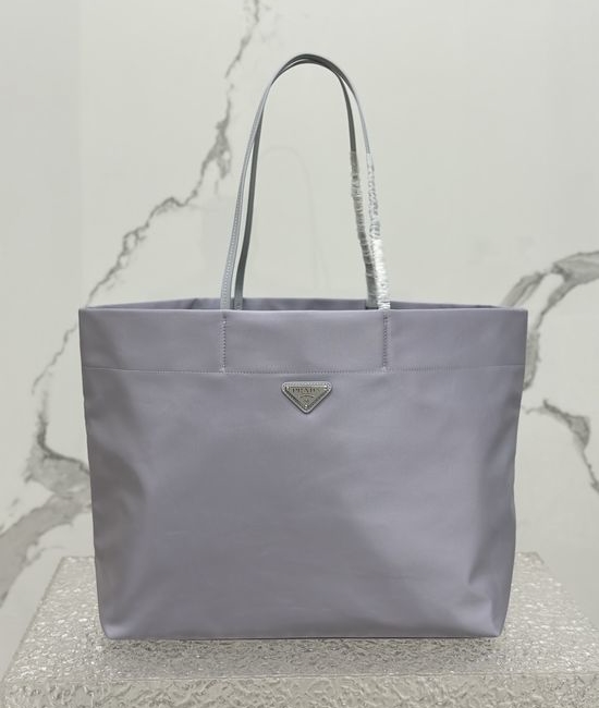 Prada Recycled Nylon Saffiano Leather Tote Bag 1BG107