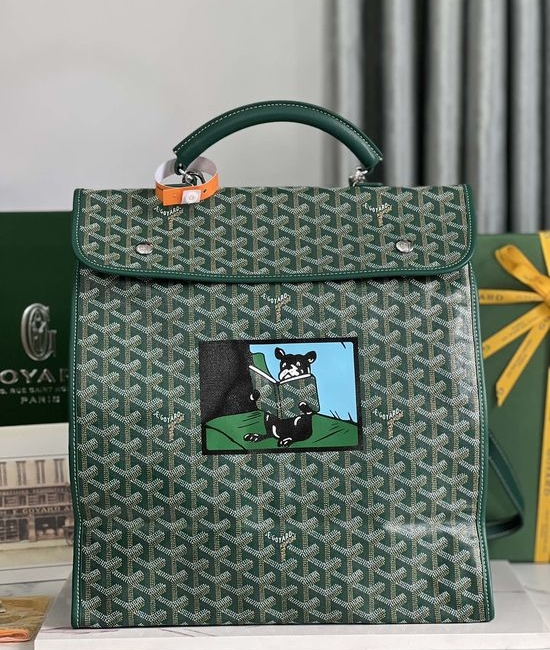 Goyard Saint Leger Limited French Bulldog Backpack 020318