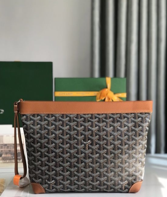 Goyard Conti Clutch Bag Detachable Wrist Strap 020233