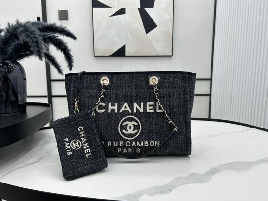 Chanel Canvas Shopping Bag 67001