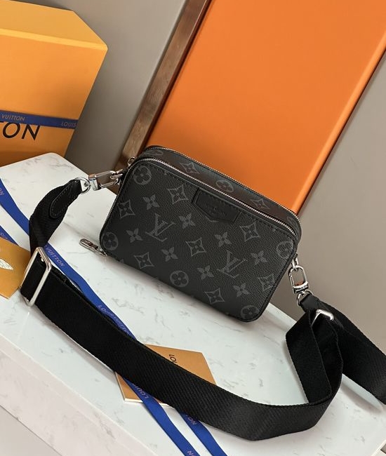 Louis Vuitton LV Alpha Wearable Monogram Eclipse Crossbody Bag M81260