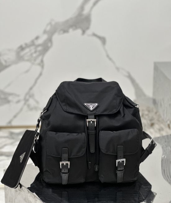 Prada Nylon Backpack with Pouch 1BZ811