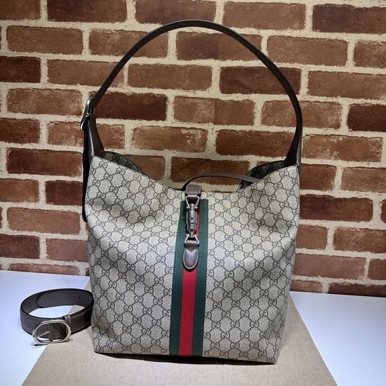 Gucci Large Bag Coffee Rubber 763103