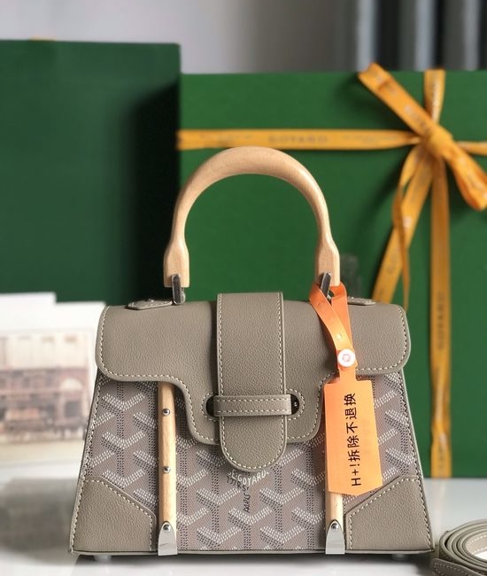 Goyard Sagon Mini Structured Canvas Crossbody Bag 020192