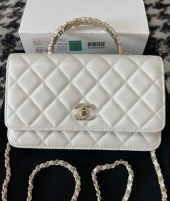 Chanel 23K Handcraft WOC Small Handbag 96033