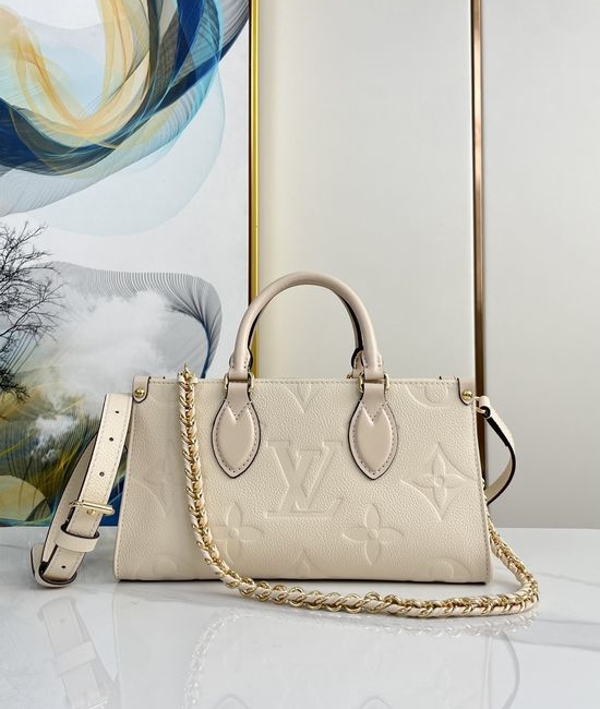 Louis Vuitton LV ONTHEGO Leather Square Tote Bag M23698