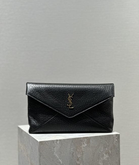 Yves Saint Laurent YSL LE Envelope Clutch Classic Sheepskin Bag 769307