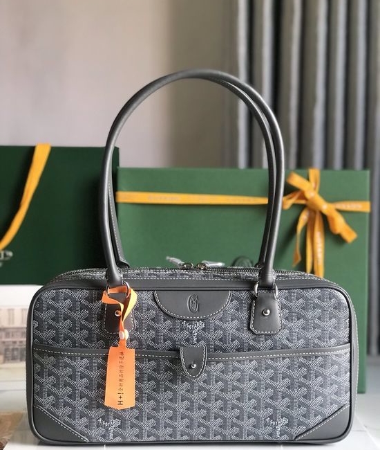 Goyard Vintage Baguette Bag Elegant Leather Handbag 020199