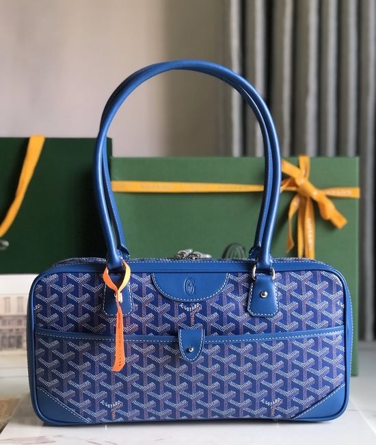 Goyard Vintage Baguette Bag Elegant Leather Handbag 020199