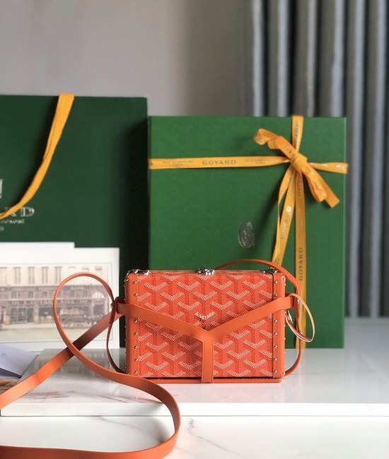 Goyard Minaudière Trunk Crossbody Bag 020177