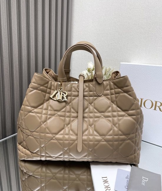 Christian Dior CD Christian Dior CD TOUJOURS Large Brown Handbag 2823