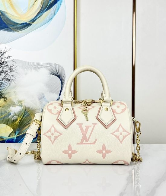 Louis Vuitton LV SPEEDY Leather Handbag M46875